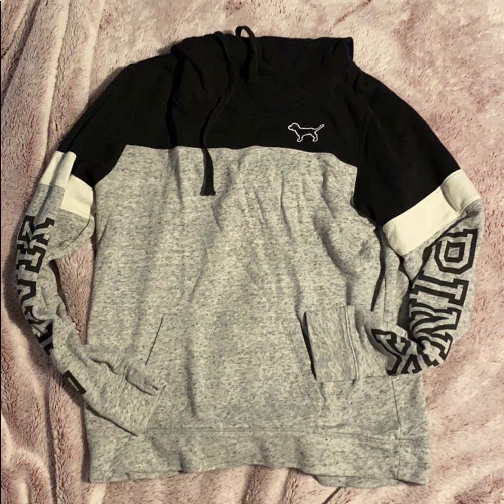Long sleeve pink Victoria’s Secret hoodie